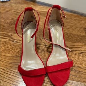 Amazon Vibrant Red Heels